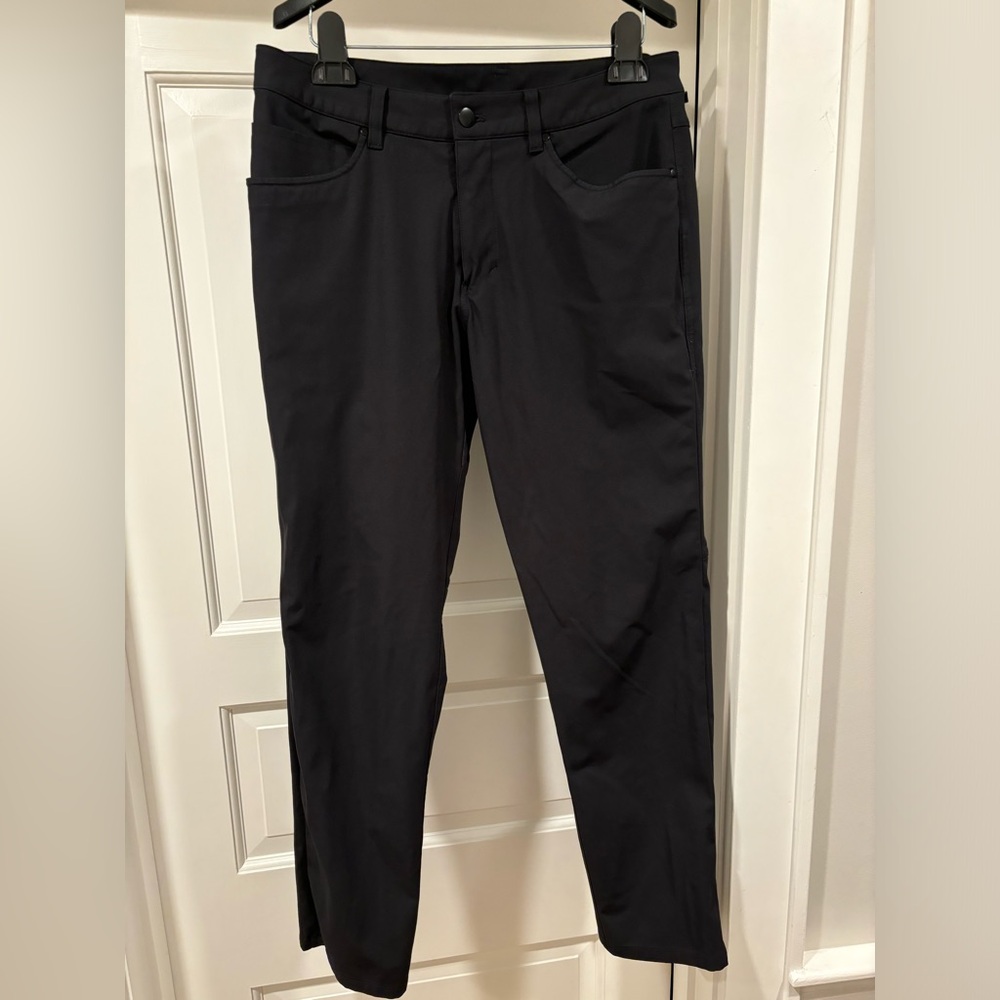 Black Lululemon ABC Commission pants